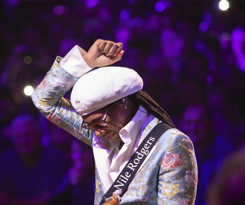 Nile Rodgers NYE 2017-18 by Jill Furmanovsky